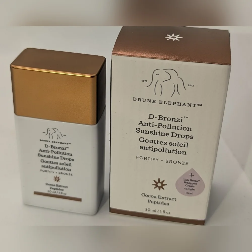 NIB Drunk Elephant D-Bronzi Anti-Pollution Sunshine Drops